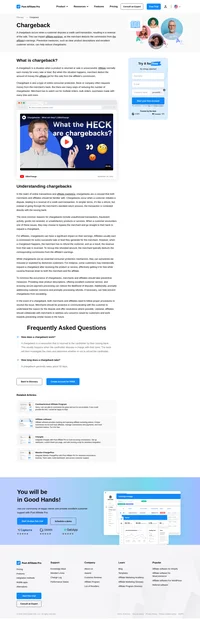 The reason for a chargeback is that a product has been returned or a sale has failed. Find out more about chargeback in the article.
