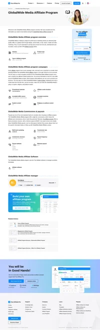 Learn about the GlobalWide Media Affiliate Program's key details, campaign restrictions, rules, commissions, and more before you join.