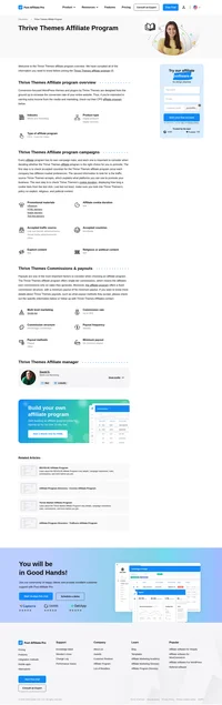 Learn about the Thrive Themes Affiliate Program's key details, campaign restrictions, rules, commissions, and more before you join.