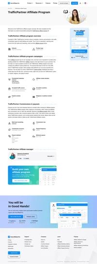 Learn about the TrafficPartner Affiliate Program's key details, campaign restrictions, rules, commissions, and more before you join.
