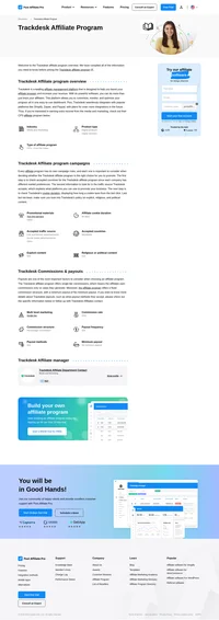 Learn about the Trackdesk Affiliate Program's key details, campaign restrictions, rules, commissions, and more before you join.