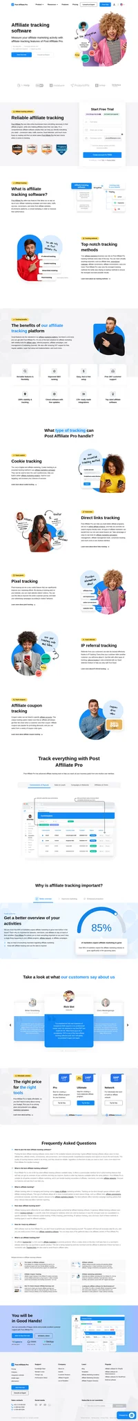 Affiliate tracking software constantly monitors and collects your website for data. Track sales of your partners and benefit from their existing audience.