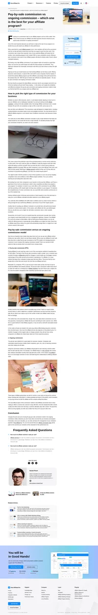 Get to know two of the most popular rewarding methods - the commission-by-sale model and the ongoing commission model.