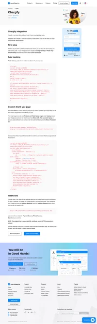 Would you like to improve your affiliate software even more? Check out the Chargify for Post Affiliate Pro.