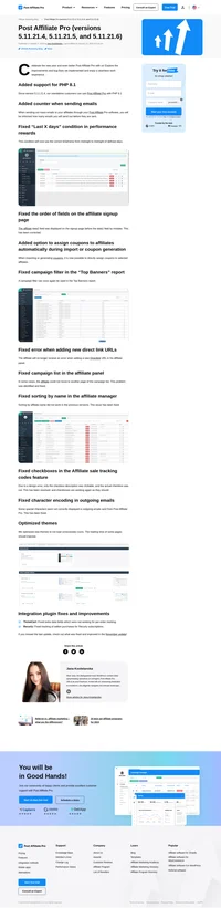 Get even more out of Post Affiliate Pro software with improvements and bug fixes for the month of December.