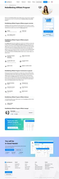 Learn about the RebelBetting Affiliate Program's key details, campaign restrictions, rules, commissions, and more before you join.