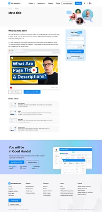 The meta title is the name of the web page that visitors can see in search results. Find out how appropriate meta titles can benefit you.