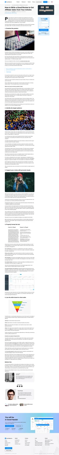 If the website gets significant traffic, affiliate links and adverts can be used to generate income. Here's how you can write articles that sell!