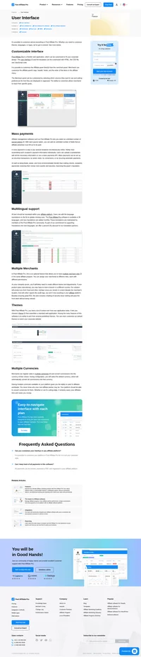 Customize the look of Post Affiliate Pro to your needs. Find out about the ways you can bring out your own flare.