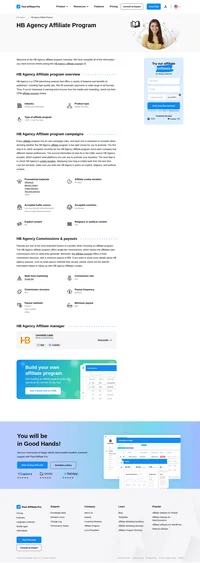 Learn about the HB Agency Affiliate Program's key details, campaign restrictions, rules, commissions, and more before you join.