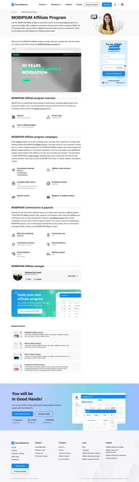 Learn about the MOBIPIUM Affiliate Program 's key details, campaign restrictions, rules, commissions, and more before you join.