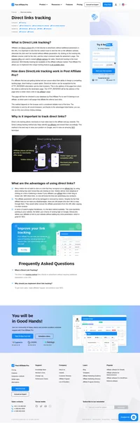 The most advanced, SEO-friendly tracking tool available on the affiliate software market. Post Affiliate Pro implements this unique tracking and more!