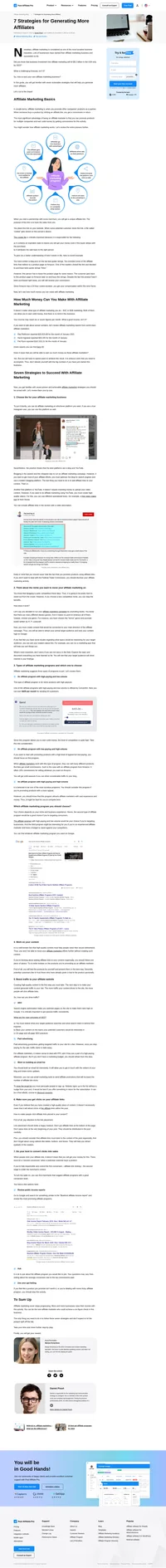 Find out marketing strategies that will help you generate more affiliates and skyrocket your affiliate business in seven actionable steps.