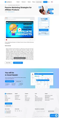 Discover effective passive marketing strategies for affiliate products with Post Affiliate Pro. Learn how to engage your audience using resources pages, getting started guides, and email funnels. Enhance your affiliate marketing efforts by building trust, increasing conversions, and fostering long-term customer relationships. Explore valuable tips for Amazon affiliate marketing and more.