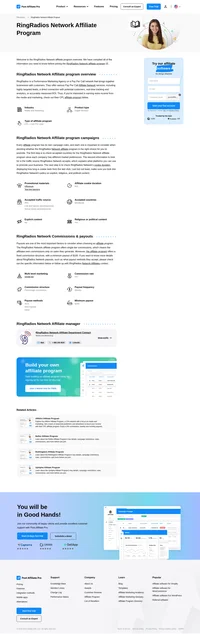 Learn about the RingRadios Network Affiliate Program's key details, campaign restrictions, rules, commissions, and more before you join.