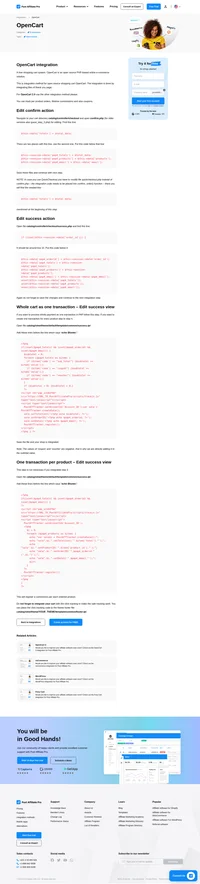Would you like to improve your affiliate software even more? Check out the OpenCart integration for Post Affiliate Pro.