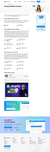Learn about the Shopify Affiliate Program's key details, campaign restrictions, rules, commissions, and more before you join.