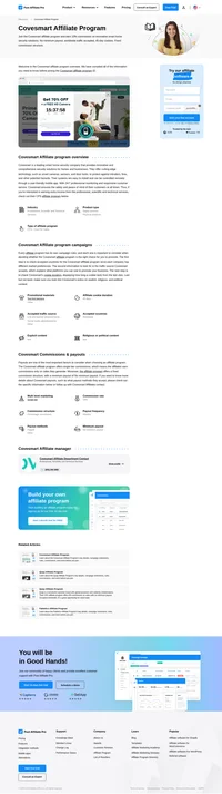 Learn about the Covesmart Affiliate Program's key details, campaign restrictions, rules, commissions, and more before you join.
