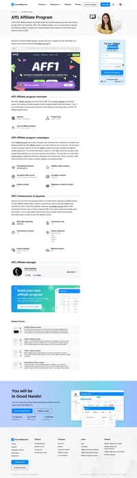 Learn about the Aff1 Affiliate Program's key details, campaign restrictions, rules, commissions, and more before you join.