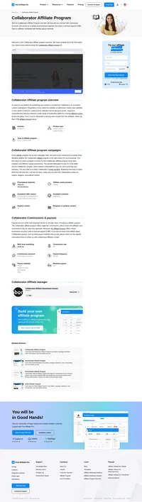 Learn about the Collaborator Affiliate Program's key details, campaign restrictions, rules, commissions, and more before you join.