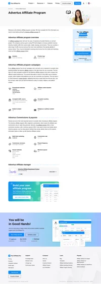 Learn about the Advertus Affiliate Program's key details, campaign restrictions, rules, commissions, and more before you join.