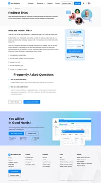 A redirect link is a line of text that sends the visitor to another website upon clicking on it. Find out more in the article.