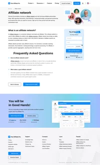 An affiliate network is a connection between merchants and affiliates. Members of affiliate networks are rewarded for provided sales or leads.