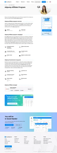 Learn about the Adpump Affiliate Program 's key details, campaign restrictions, rules, commissions, and more before you join.