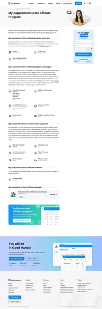 Learn about the My Supplement Store Affiliate Program's key details, campaign restrictions, rules, commissions, and more before you join.