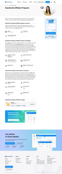 Learn about the Giantmobi Affiliate Program's key details, campaign restrictions, rules, commissions, and more before you join.