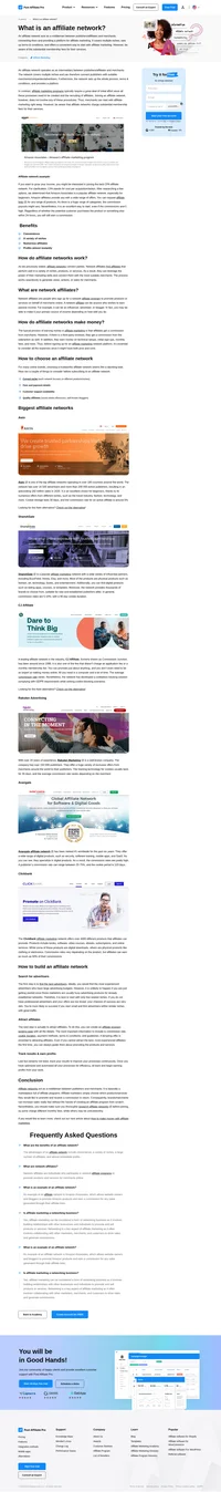 We have an in-depth guide to help you learn what an affiliate network is and how to build one. Check it out for more information.