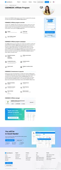 Learn about the CBDMEDIC Affiliate Program's key details, campaign restrictions, rules, commissions, and more before you join.