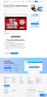 Discover how AI is revolutionizing affiliate marketing with our comprehensive video tutorial. Learn to leverage AI for smarter product promotion, personalized recommendations, and real-time customer support to enhance conversions and boost commissions. Visit now to embrace the future of affiliate marketing!