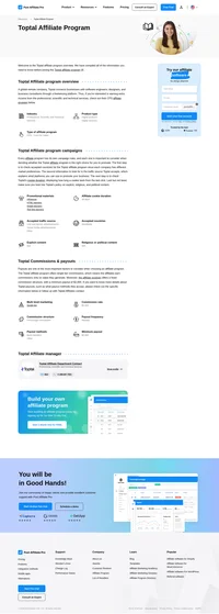 Learn about the Toptal Affiliate Program's key details, campaign restrictions, rules, commissions, and more before you join.
