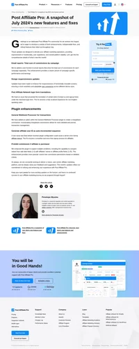 Explore the latest updates, enhancements, and essential fixes in Post Affiliate Pro’s July 2024 release. Strengthen your affiliate marketing edge with...