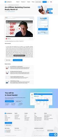 Explore whether affiliate marketing courses are worth the investment on Post Affiliate Pro. Gain specific details and in-depth training that free resources can't offer, saving time and money. Learn how to choose reputable courses with a 30-day money-back guarantee for faster, proven results. Visit now to find out more!