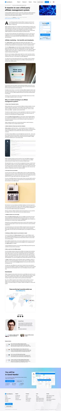 Would you like to improve your affiliate marketing processes? Check out the benefits of using a third-party affiliate system to improve rapidly.