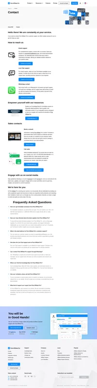 Post Affiliate Pro is affiliate software that supports thousands of companies since 2005. To learn more, check our about us page for more details.