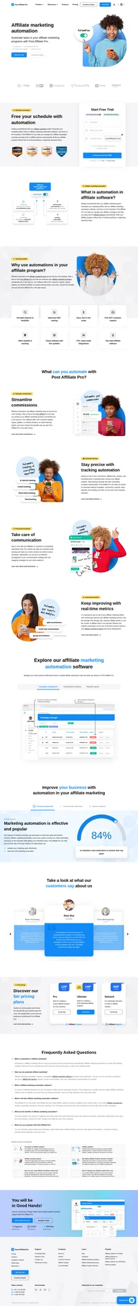 Post Affiliate Pro is affiliate software that helps you track your entire affiliate network. Find out more about Post Affiliate Pro and its business benefits.
