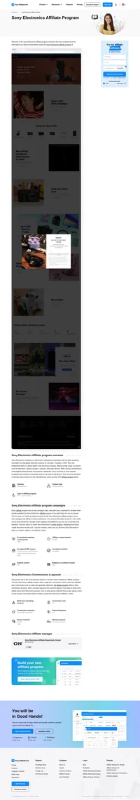 Learn about the SONY Electronics Affiliate Program's key details, campaign restrictions, rules, commissions, and more before you join.