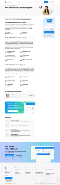 Learn about the AdsTrackMedia Affiliate Program's key details, campaign restrictions, rules, commissions, and more before you join.