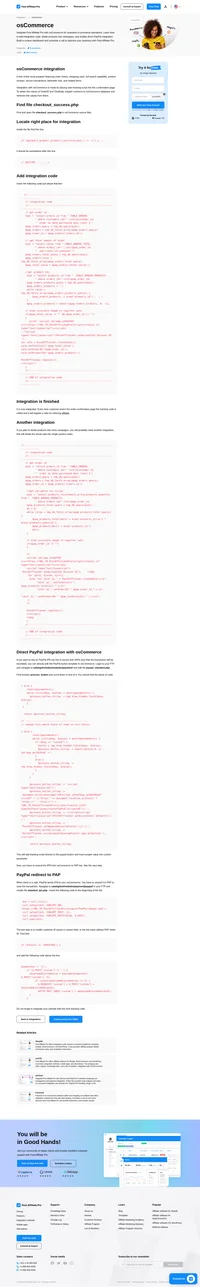 Would you like to improve your affiliate software even more? Check out the osCommerce integration for Post Affiliate Pro.