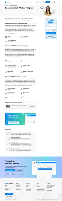 Learn about the Sneakersnstuff Affiliate Program's key details, campaign restrictions, rules, commissions, and more before you join.