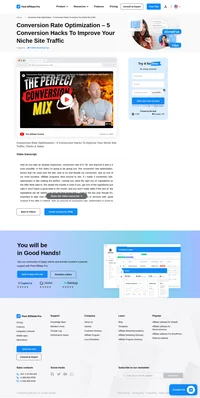 Discover 5 conversion rate optimization hacks to boost your niche site's traffic, clicks, and sales with Post Affiliate Pro. Learn how to avoid choice overload, build trust, keep designs simple, create user-friendly content, and rely on data-driven decisions. Watch now to transform your affiliate marketing strategy and see significant revenue growth!