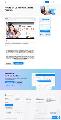 Discover how to effortlessly set up your own affiliate program with Post Affiliate Pro. Learn the essentials like creating an engaging sales page, using trackers for affiliate performance, and providing a resource-rich portal. Unlock potential growth and financial success by tapping into affiliate marketing strategies that work for businesses of all sizes. Watch Christina Scalera's video for expert insights and start transforming your business today!