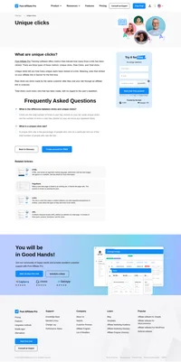 Unique clicks tell you how many unique users have clicked on a link. Affiliate marketing offers metrics that indicate how many times a link has been clicked.