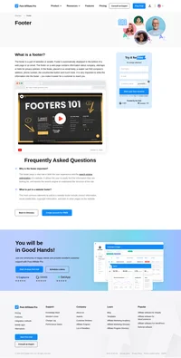 The footer is automatically displayed at the bottom of the webpage or email. Learn more about it and the information it usually contains.