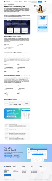Learn about the ROIRocket Affiliate Program's key details, campaign restrictions, rules, commissions, and more before you join.