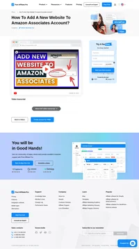Learn how to effortlessly add new websites or social media accounts to your Amazon Associates account with our step-by-step video tutorial. Enhance your affiliate marketing strategy by promoting links and tracking traffic for better results. Perfect for expanding your reach and maximizing earnings!