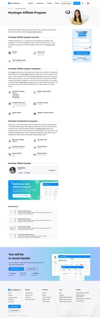 Learn about the Hostinger Affiliate Program's key details, campaign restrictions, rules, commissions, and more before you join.